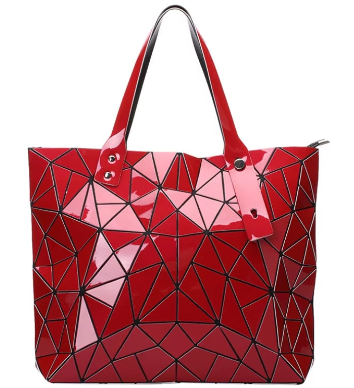 Geometric Reflective Luminous Casual Classic Style bag
