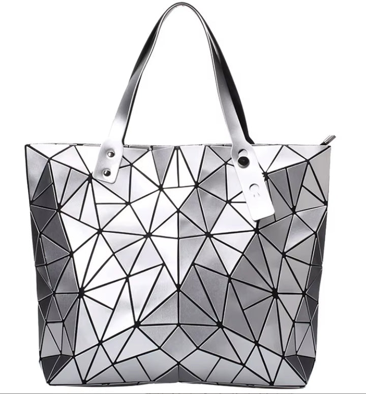 Geometric Reflective Luminous Casual Classic Style bag